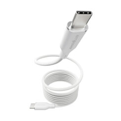 PanzerGlass empower™ by ® Magnetic 240W USB-C to USB-C Cable | USB 2.0 | 1.5M | Silver White USB-kabel Wit