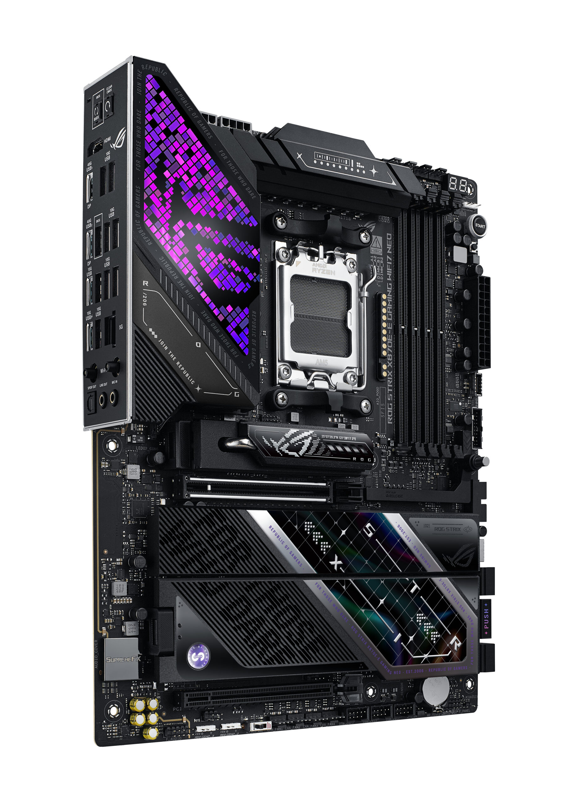 ASUS ROG STRIX X870E-E GAMING WIFI7 NEO AMD X870E Socket AM5 ATX - Afbeelding 3