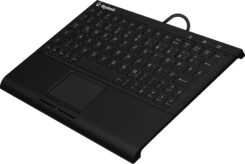 KeySonic KSK-3211ELU (DE) toetsenbord Thuis USB QWERTZ Duits Zwart