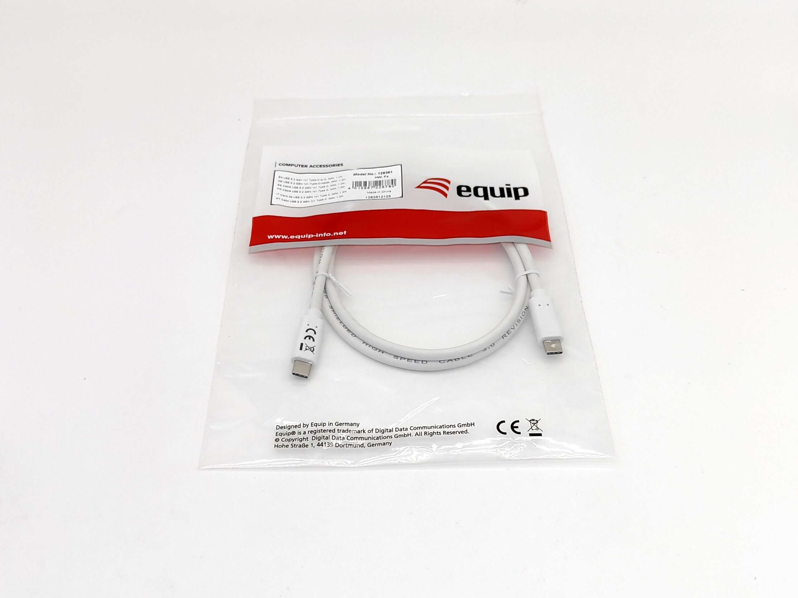 Equip 128365 USB-kabel USB 3.2 Gen 1 (3.1 Gen 1) 0,5 m USB C Wit - Afbeelding 5