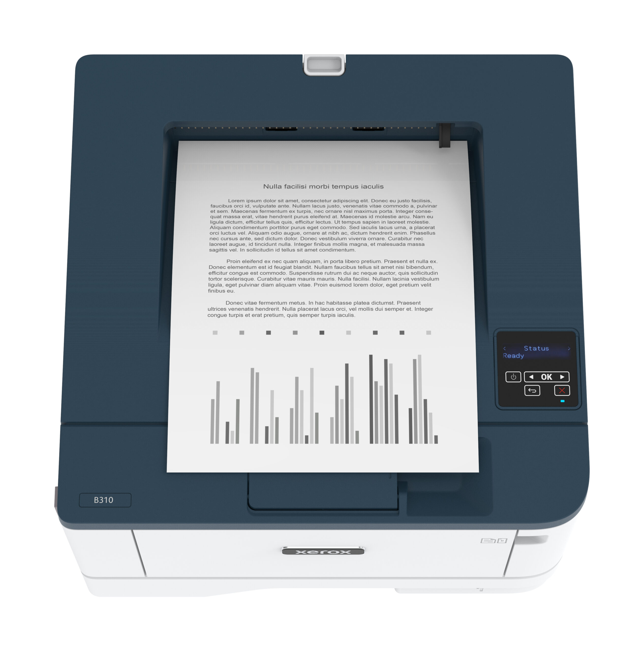 Xerox B310 A4 40 ppm draadloze dubbelzijdige printer PS3 PCL5e/6 2 laden totaal 350 vel - Afbeelding 3
