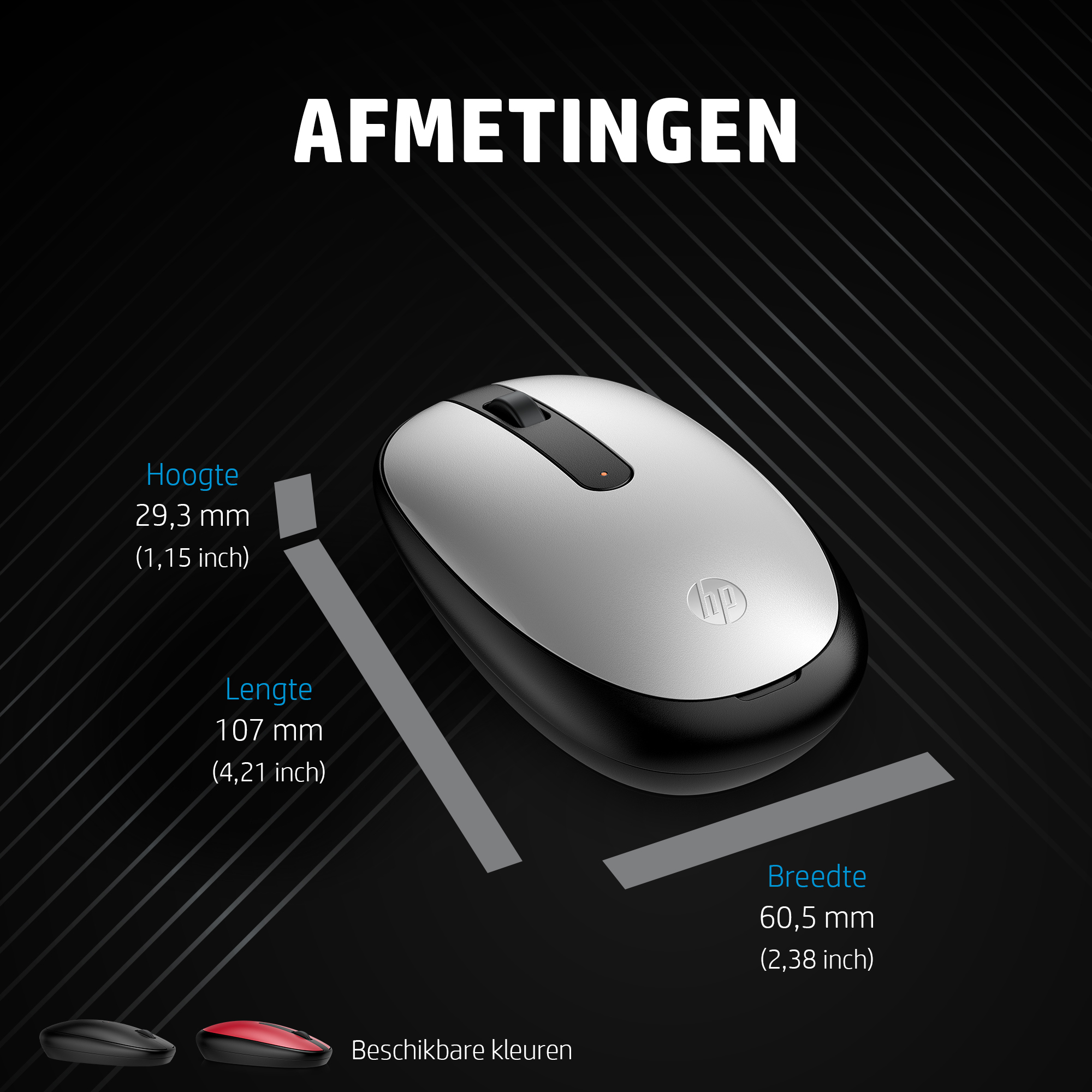 HP 240 Bluetooth-muis, zwart - Afbeelding 12