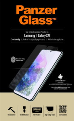 PanzerGlass ® UltraForce1 Samsung Galaxy S22 5G | Screen Protector Doorzichtige schermbeschermer 1 stuk(s) - Afbeelding 10