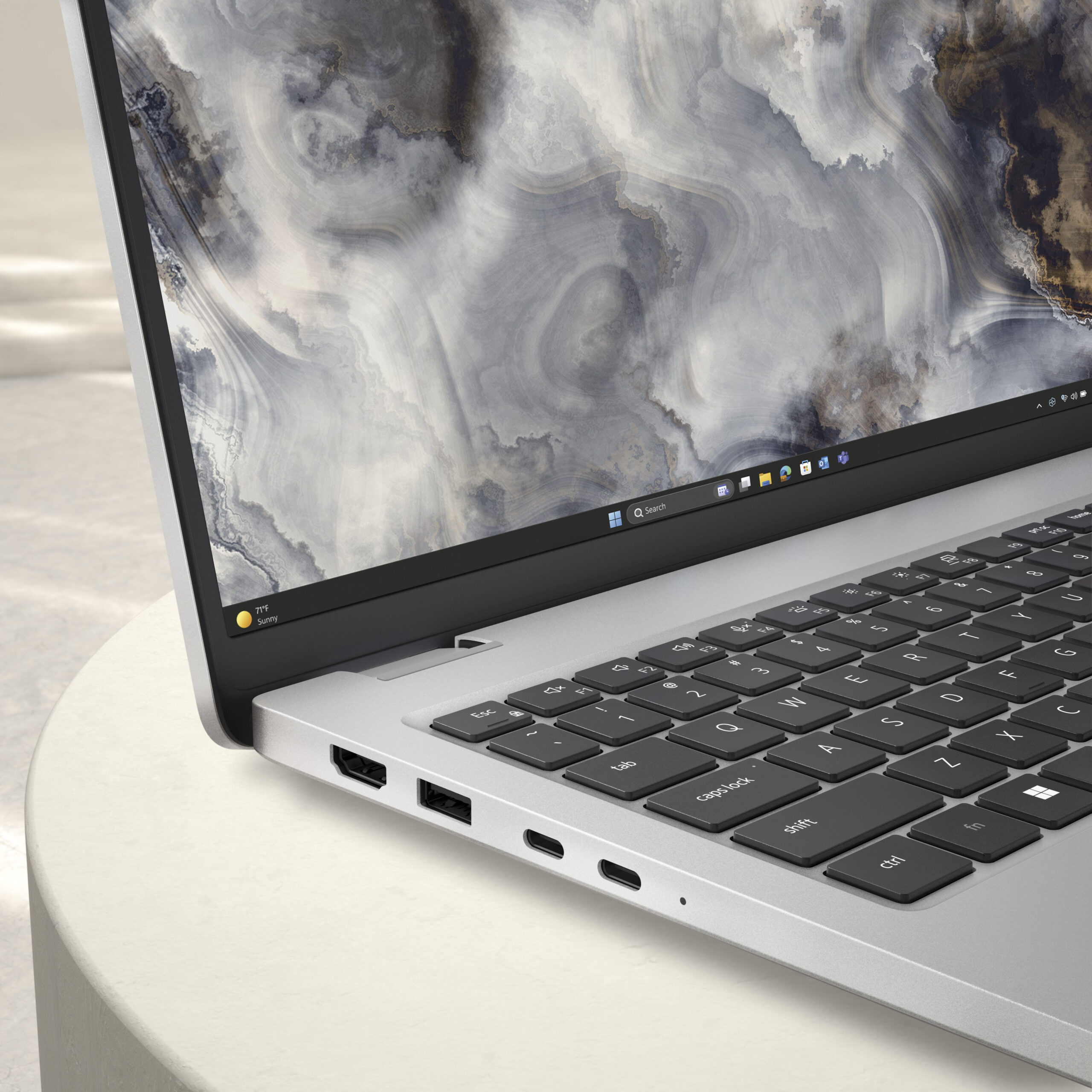 DELL Pro 16 Plus PB16250 Copilot+ PC Intel Core Ultra 5 236V Laptop 40,6 cm (16") Full HD+ 16 GB LPDDR5x-SDRAM 512 GB SSD Wi-Fi 7 (802.11be) Windows 11 Pro US International Aluminium - Afbeelding 12