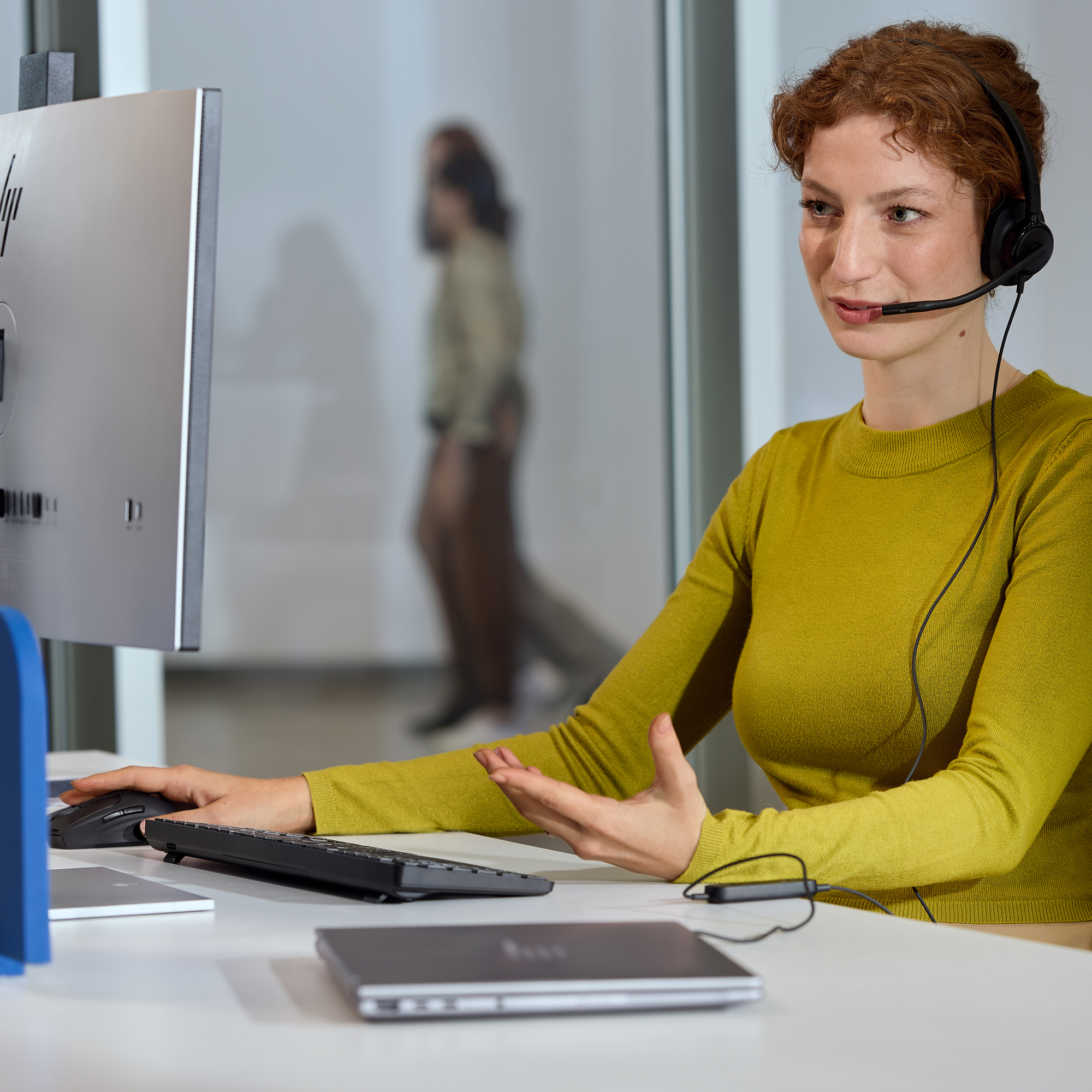 HP Poly Mission 415 Monaural USB Wired Headset Classic (Bulk) - Afbeelding 4
