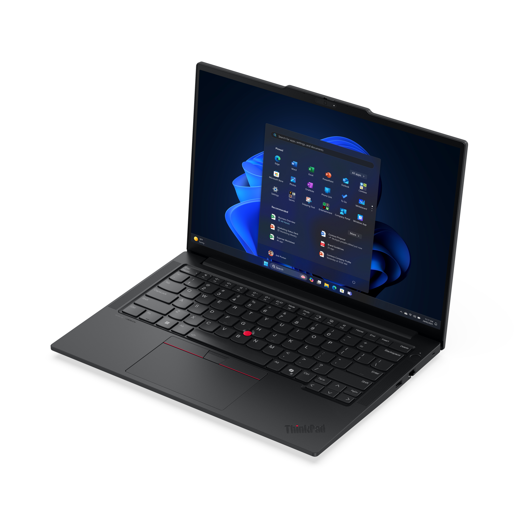 Lenovo ThinkPad E14 Gen 7 (Intel) Copilot+ PC Intel Core Ultra 5 226V Laptop 35,6 cm (14") WUXGA 16 GB LPDDR5x-SDRAM 512 GB SSD Wi-Fi 6E (802.11ax) Windows 11 Pro Engels Zwart - Afbeelding 10
