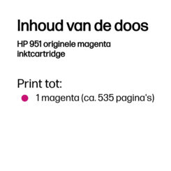 HP 951 originele magenta inktcartridge - Afbeelding 4