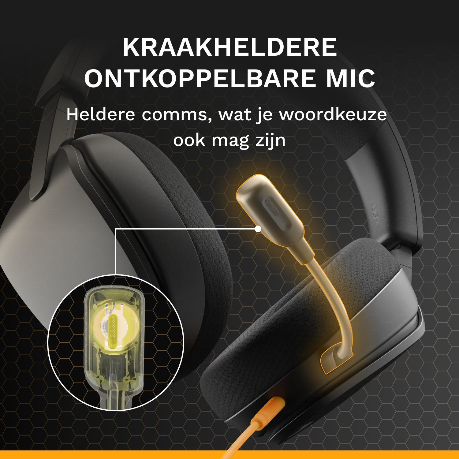 Glorious Gaming Glorious GHS Eternal - Stereo gaming headset voor pc, PS5, PS4, Xbox, Switch - Custom-tuned gekantelde drivers, verstelbare kristalheldere afneembare mic, 3,5 mm - Duurzaam dag/nacht comfort - Zwart - Afbeelding 23