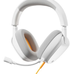 Glorious Gaming Glorious GHS Eternal - Stereo gaming headset voor pc, PS5, PS4, Xbox, Switch - Custom-tuned, gekantelde drivers, verstelbare, kristalheldere, afneembare mic, 3,5 mm - Duurzaam, dag/nacht comfort - Wit