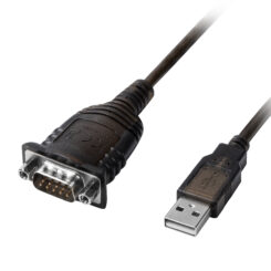 Lindy 43413 seriële kabel Grijs 1,5 m USB Type-A RS-232 - Afbeelding 3