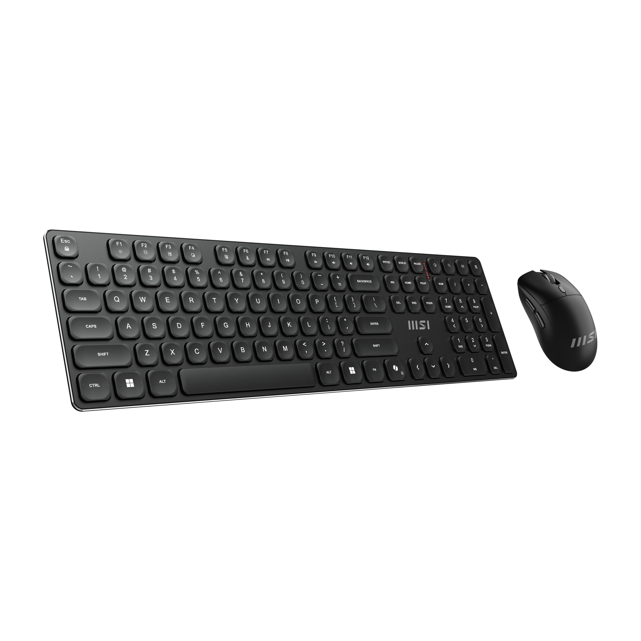MSI FORGE K210 WIRELESS COMBO toetsenbord Inclusief muis Thuis/Werk USB QWERTY Amerikaans Engels Zwart - Afbeelding 3