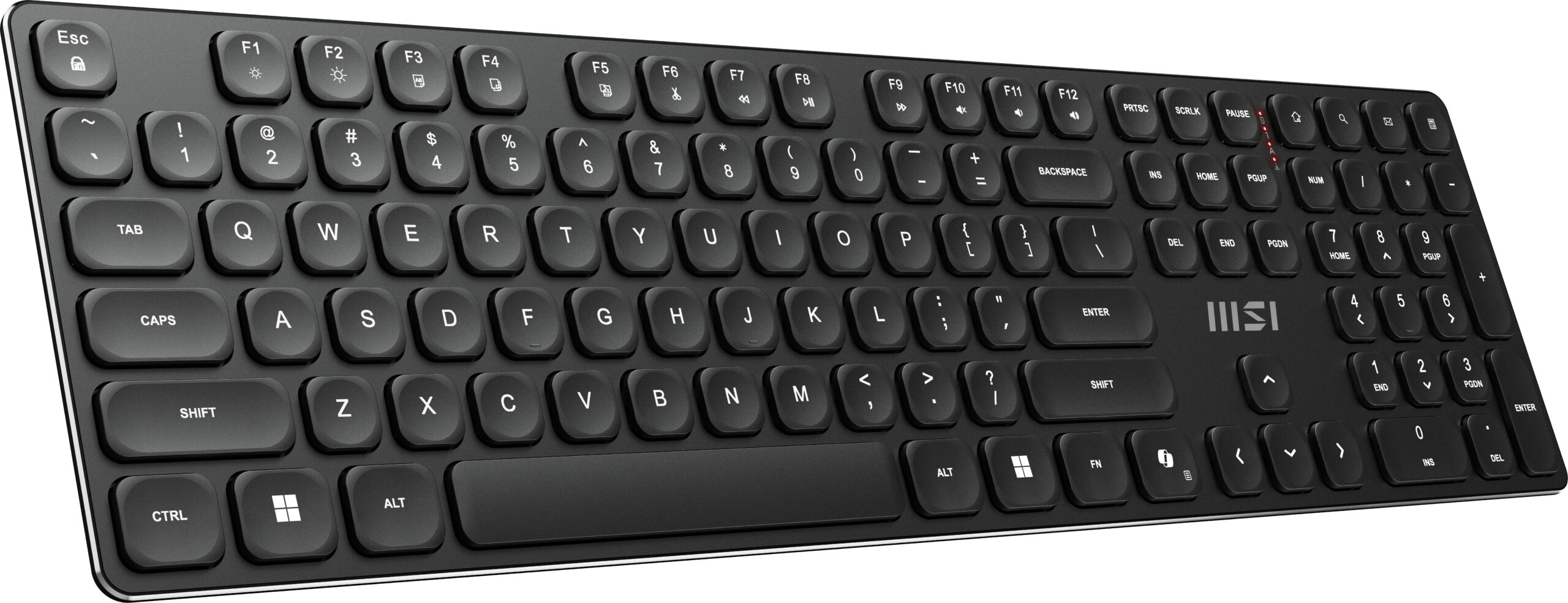 MSI FORGE K210 WIRELESS COMBO toetsenbord Inclusief muis Thuis/Werk USB QWERTY Amerikaans Engels Zwart - Afbeelding 9