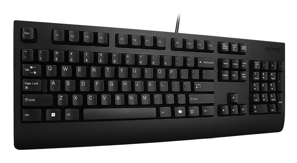 Lenovo Preferred Pro II USB Keyboard-Belgian toetsenbord Thuis/Werk Belgisch, Frans Zwart - Afbeelding 4