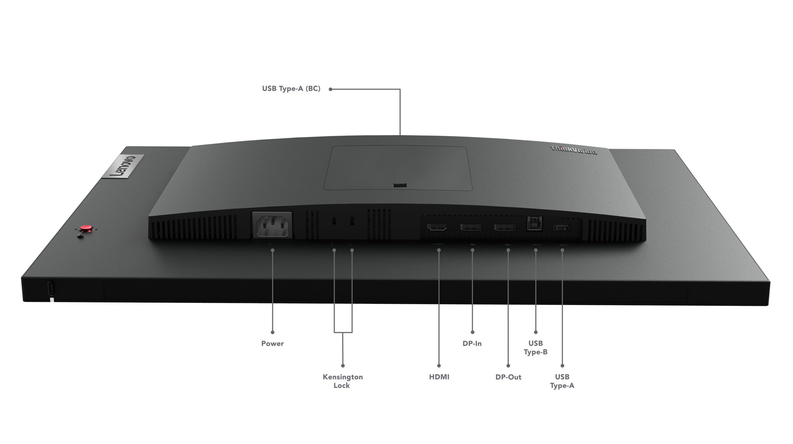 Lenovo ThinkVision P24q-30 computer monitor 60,5 cm (23.8") 2560 x 1440 Pixels Quad HD LED Zwart - Afbeelding 12