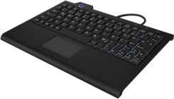 KeySonic KSK-3210ELU (DE) toetsenbord Thuis USB QWERTZ Duits Zwart