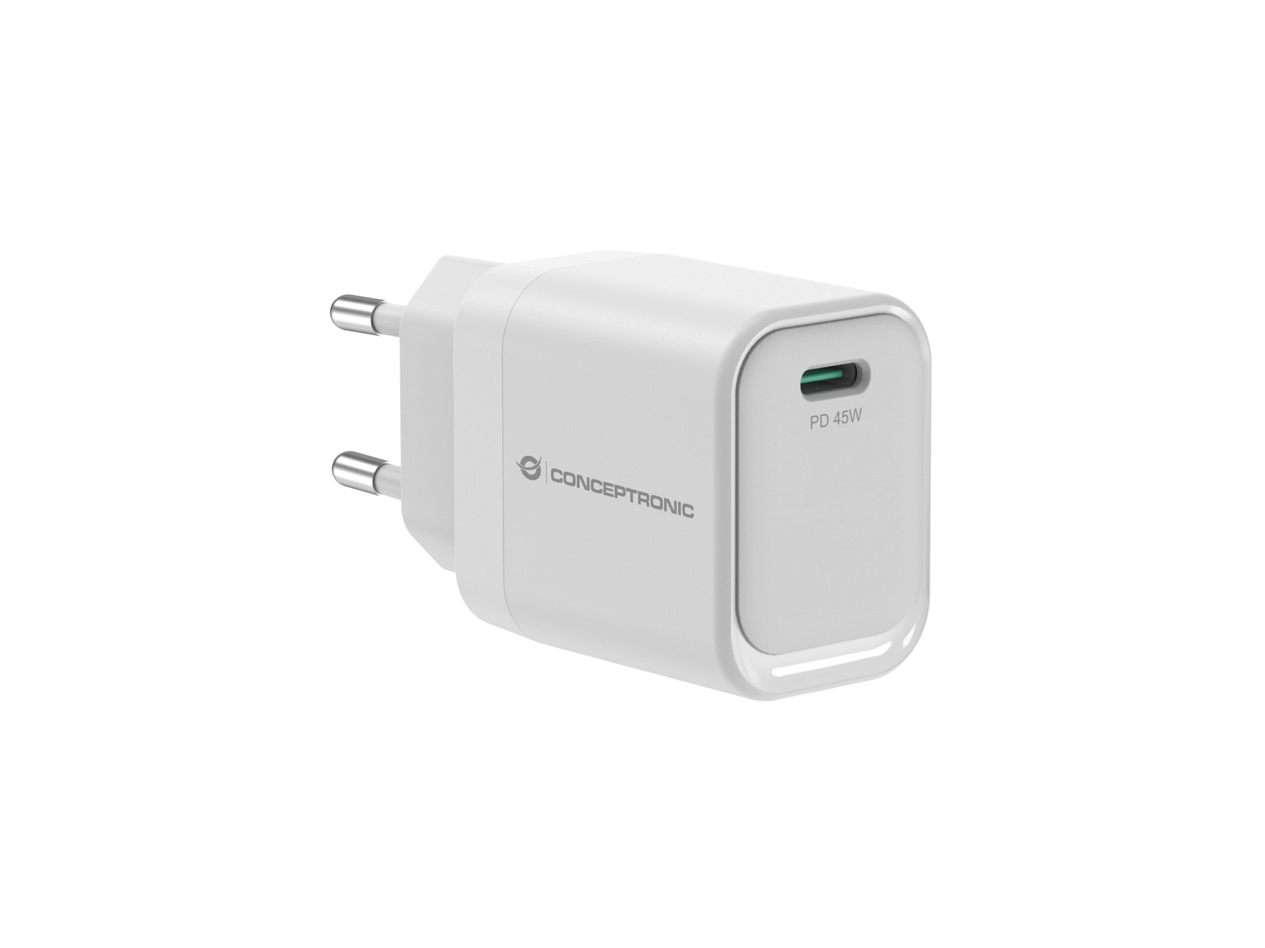 Conceptronic ALTHEA19W45 oplader voor mobiele apparatuur Universeel Wit AC Snel opladen Binnen