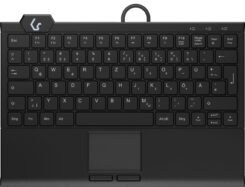 KeySonic KSK-5210ELU (DE) toetsenbord Thuis USB QWERTZ Duits Zwart - Afbeelding 2