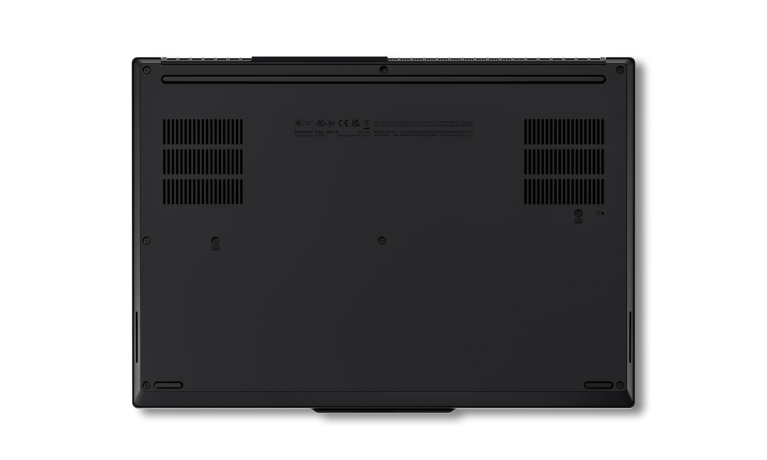 Lenovo ThinkPad T16g Gen 3 Intel Core Ultra 9 275HX Laptop 40,6 cm (16") WQUXGA 48 GB DDR5-SDRAM 1 TB SSD NVIDIA GeForce RTX 5090 Laptop GPU Wi-Fi 7 (802.11be) Windows 11 Pro Engels Zwart - Afbeelding 12