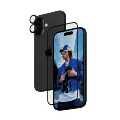 PanzerGlass ® 2-in-1 Bundle iPhone 16 Doorzichtige schermbeschermer Apple 1 stuk(s)