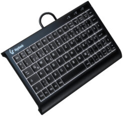 KeySonic KSK-3011ELC (DE) toetsenbord Thuis USB QWERTZ Duits Zwart
