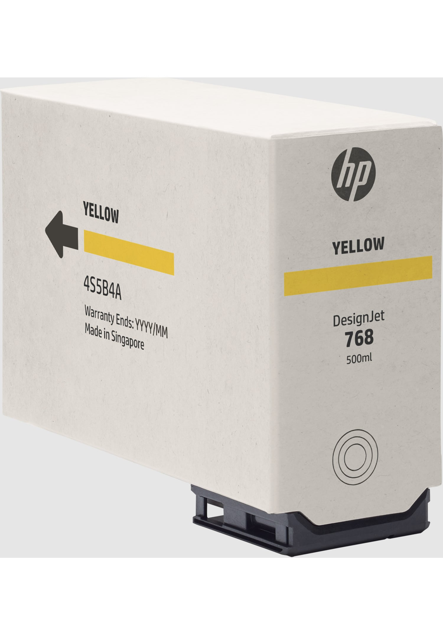 HP 768 500 ml gele inktcartridge voor DesignJet - Afbeelding 2