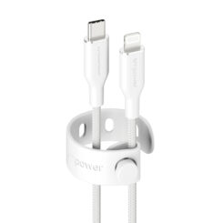PanzerGlass empower™ by ® Racing 60W USB-C to Lightning Cable | USB 2.0 | 1.2M | Silver White USB-kabel Wit - Afbeelding 2