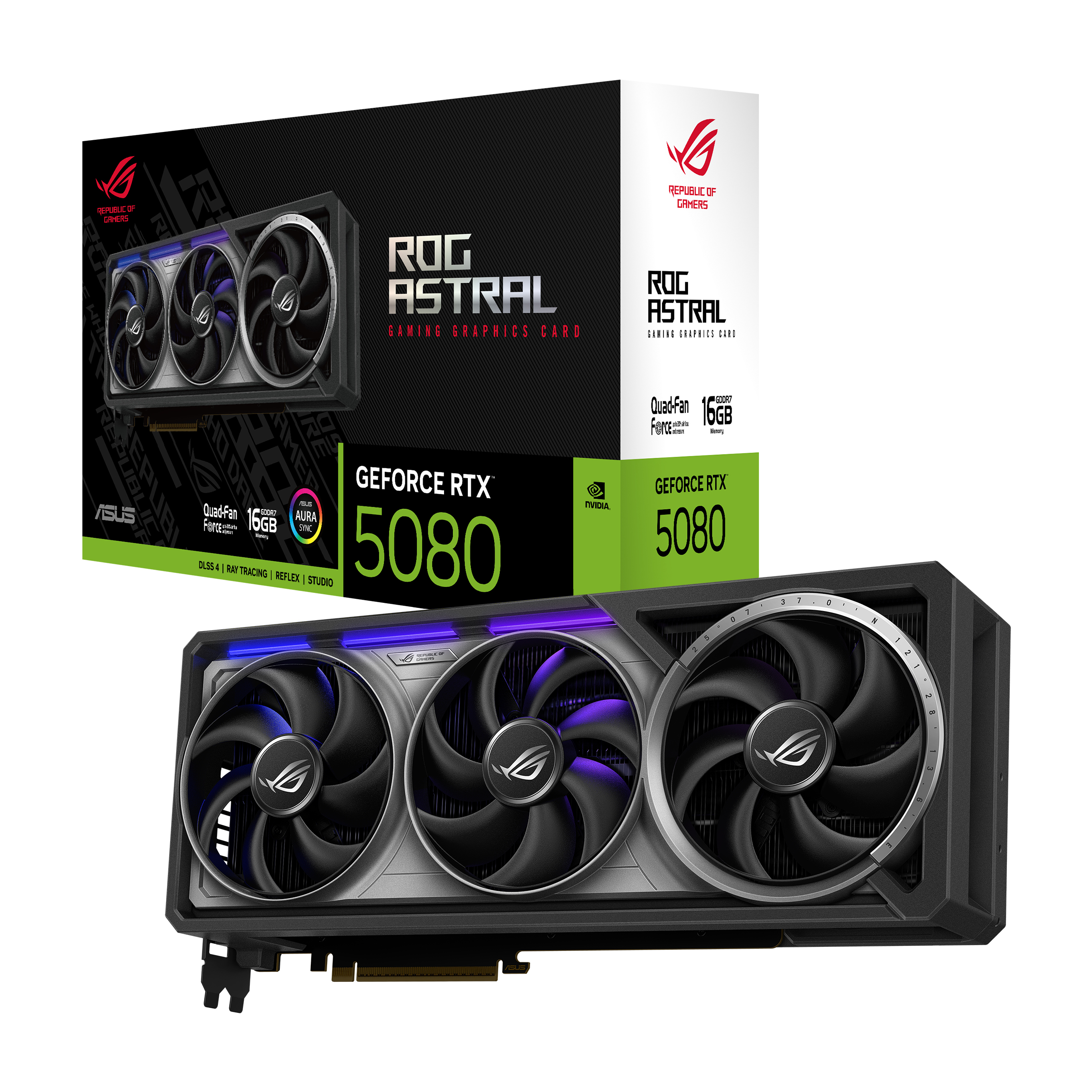 ASUS ROG Astral - -RTX5080-16G-GAMING NVIDIA GeForce RTX 5080 16 GB GDDR7 - Afbeelding 15
