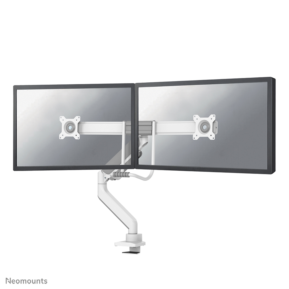 Neomounts DS75-450WH2 Monitorarm 17-32" - gasveer - Topfix - 180°-stop - Afbeelding 2