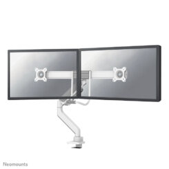 Neomounts DS75-450WH2 Monitorarm 17-32" - gasveer - Topfix - 180°-stop