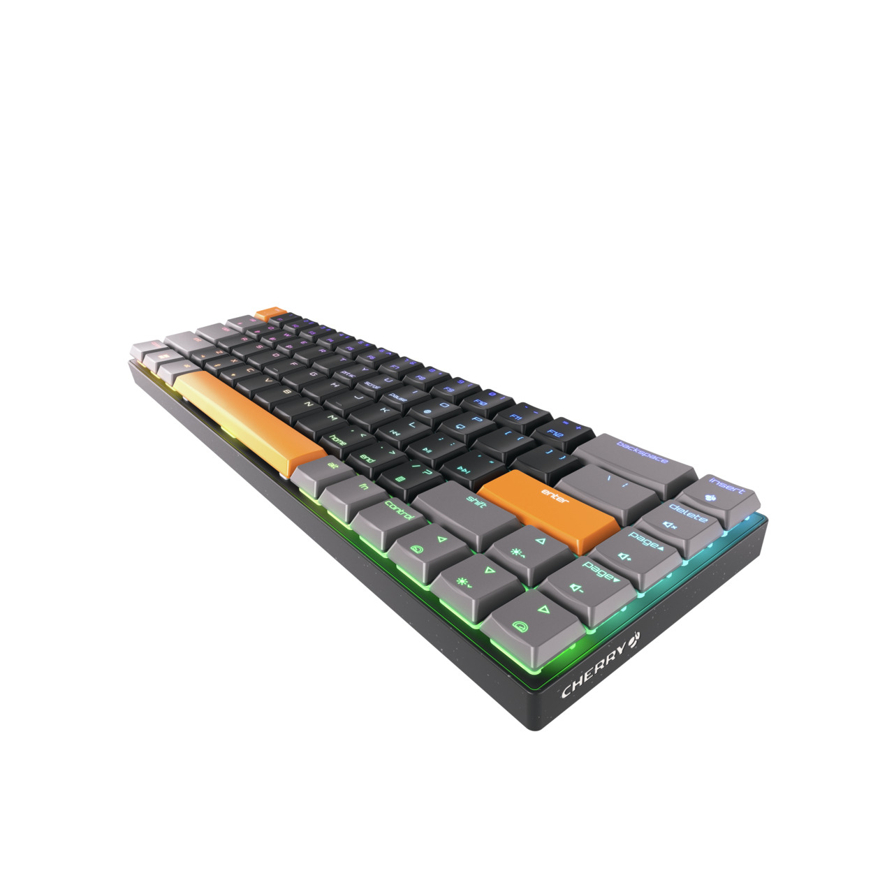 CHERRY MX-LP 2.1 Compact Wireless toetsenbord Gamen RF-draadloos + Bluetooth QWERTY Amerikaans Engels Zwart - Afbeelding 5