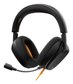 Glorious Gaming Glorious GHS Eternal - Stereo gaming headset voor pc, PS5, PS4, Xbox, Switch - Custom-tuned gekantelde drivers, verstelbare kristalheldere afneembare mic, 3,5 mm - Duurzaam dag/nacht comfort - Zwart