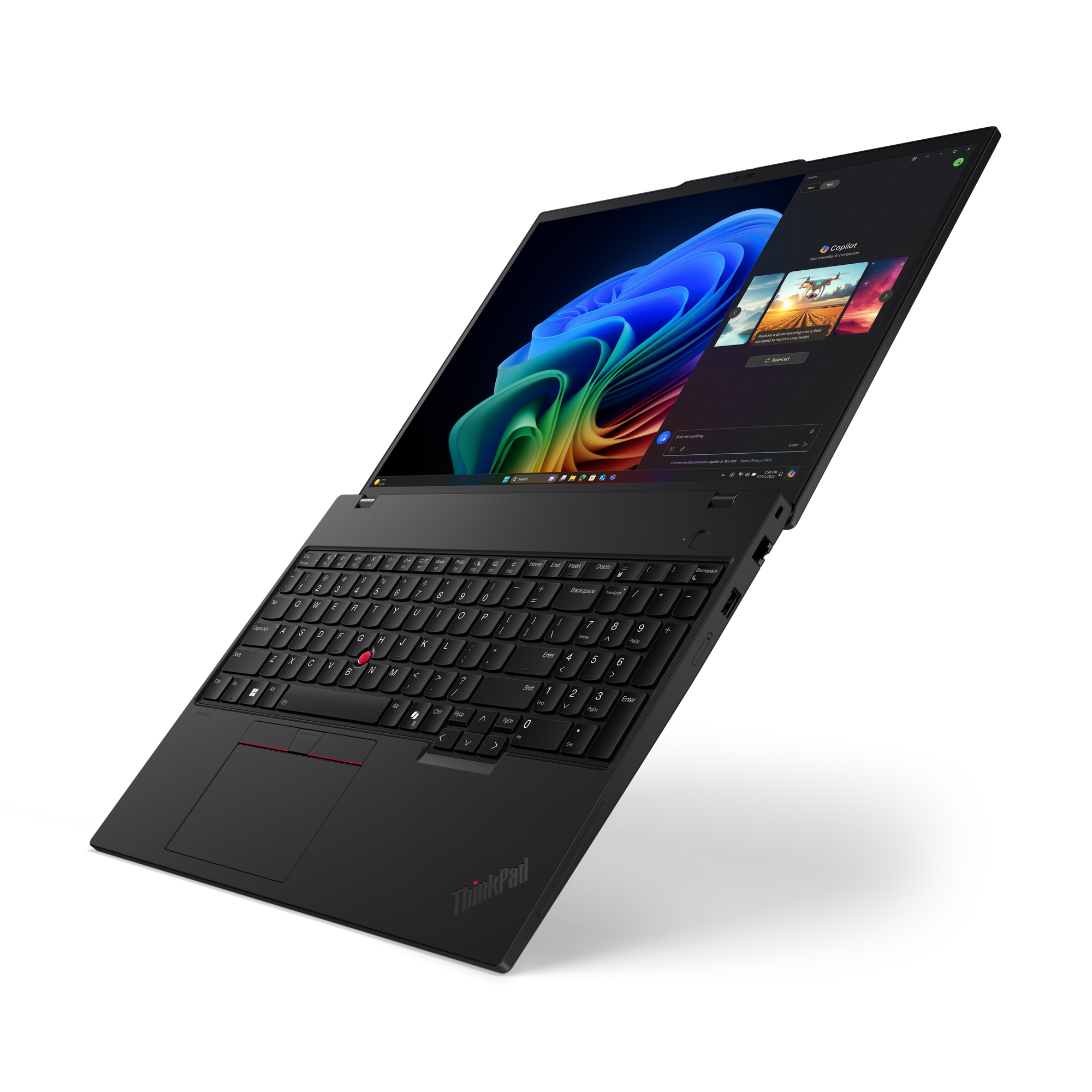 Lenovo ThinkPad T16 Gen 4 (AMD) Copilot+ PC AMD Ryzen AI 7 PRO 350 Laptop 40,6 cm (16") WUXGA 32 GB DDR5-SDRAM 1 TB SSD Wi-Fi 7 (802.11be) Windows 11 Pro Engels Zwart - Afbeelding 3