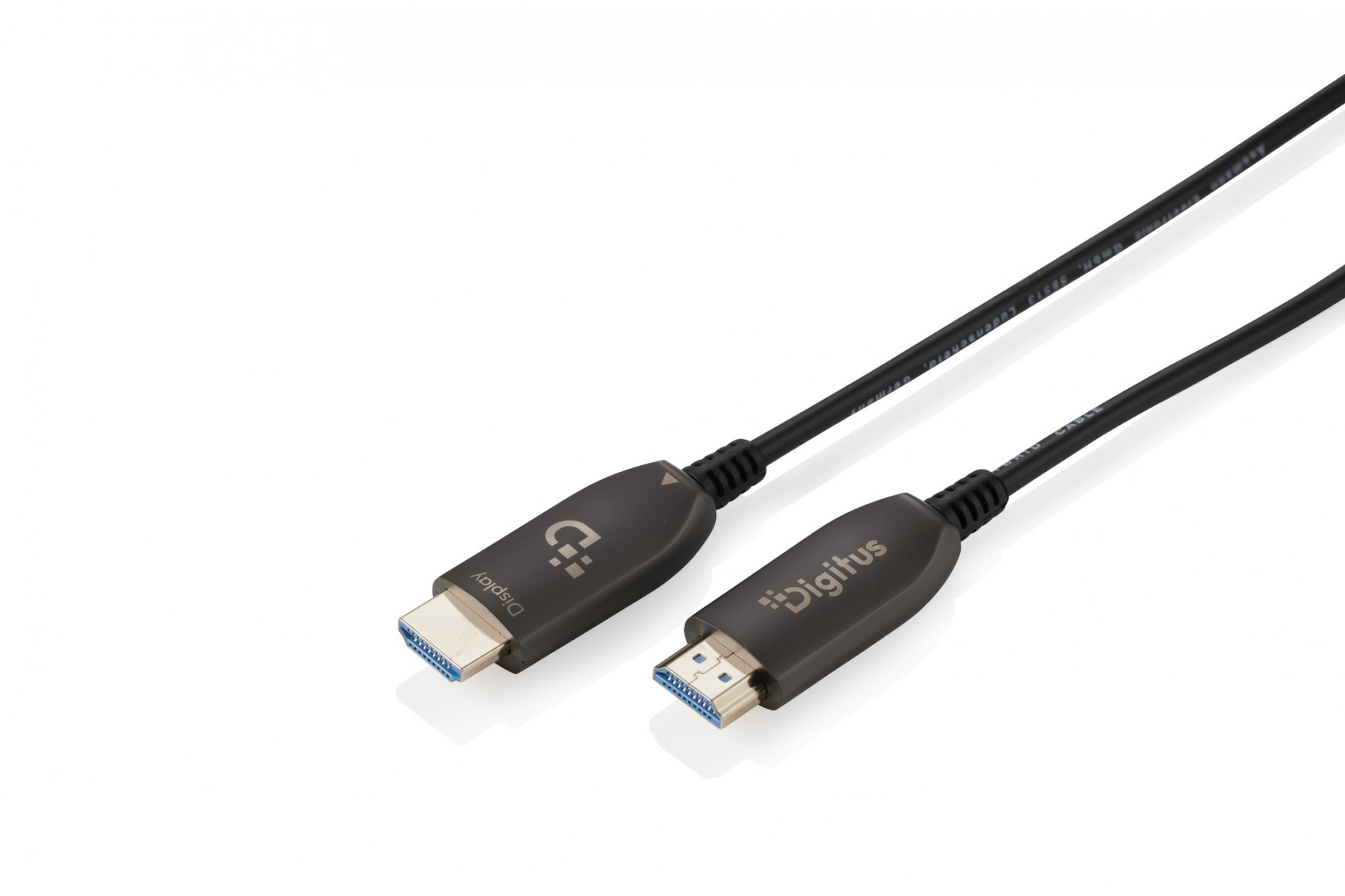 DIGITUS HDMI AOC Hybrid Glasfaserkabel UHD 8K 90m    schwarz