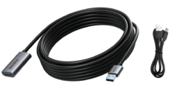 VISION 5 m Black USB 3.0 extension cable