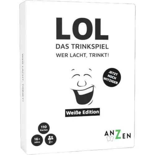 ANZEN - LOL - Das Trinkspiel - Weiße Edition