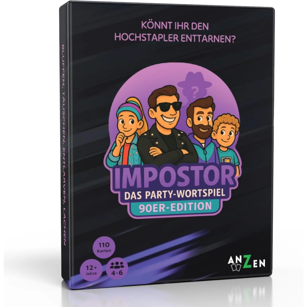 ANZEN - IMPOSTOR - Das Party-Wortspiel - 90er-Edition