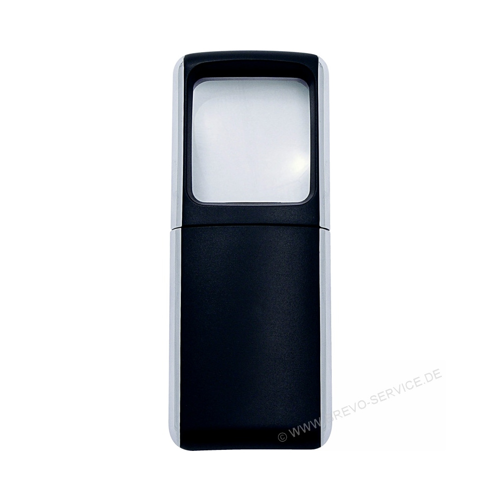WEDO Rechtecklupe mit LED-Licht, inkl. Batt. auf SB-Karte