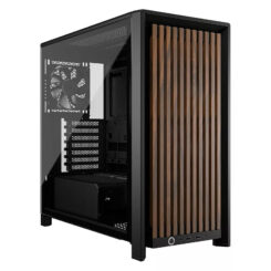 CORSAIR Geh Midi FRAME 4000D RS Wood Mid-Tower, Black/Walnut
