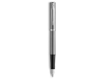 WATERMAN Füllfederhalter IMPRESSION Stainless SteelGT M Blau Geschenkbox