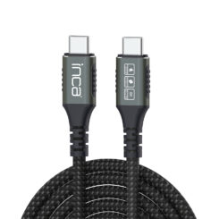 INCA USB-Kabel USB-C4.0/40Gbps/PD3.1 240W/8K-UltraHD   0.80m