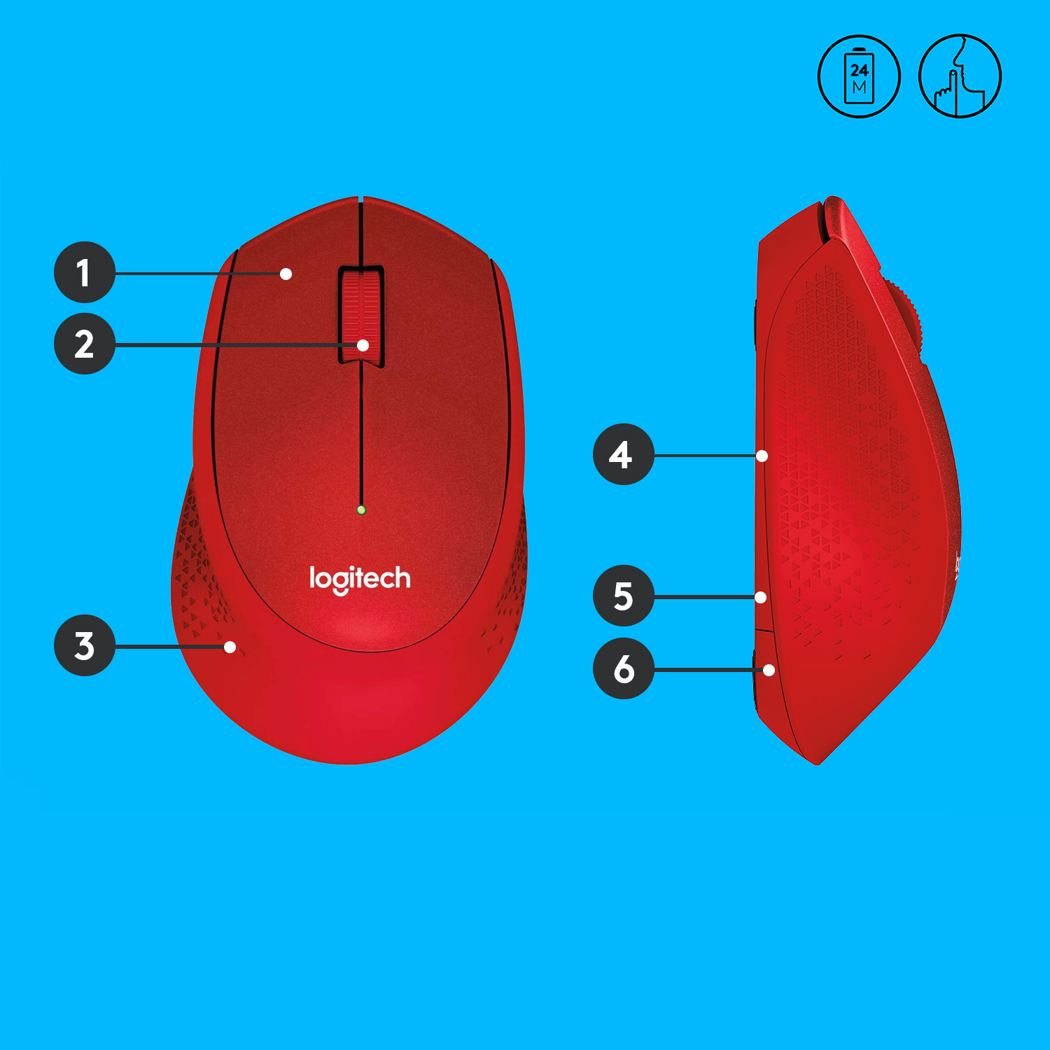 M330 Silent Plus Red EMEA