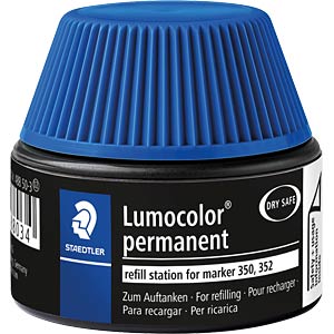 STAEDTLER Nachfülltinte Lumocolor perm blauw