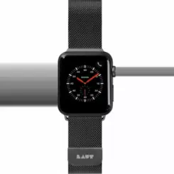 LAUT Steel Loop Black Stainless band for Apple Watch