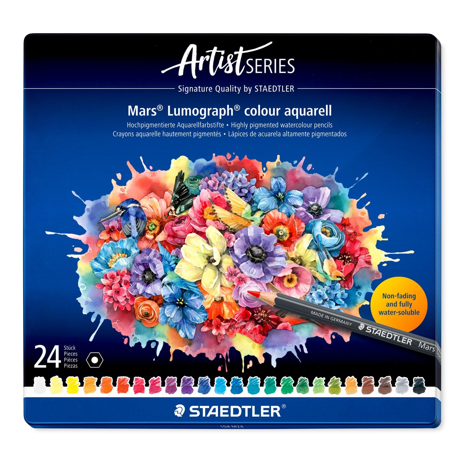 STAEDTLER Farbstift aqua Mars 24ST   100% PEFC