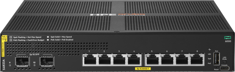 HPE ANW 6000 8G CL4 2F 67W Sw