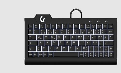 KeySonic Super Mini-TAS, Backlight, BK, KSK-3010ELC (UK)