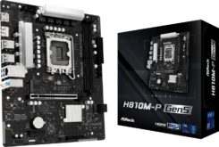 ASRock H810M-P Gen5             1851 mATX HDMI DP      DDR5