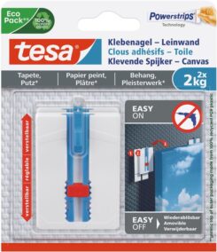 TESA 77779-00000-01 kledinghaak Binnen Fotolijsthaak Blauw, Wit 2 stuk(s)
