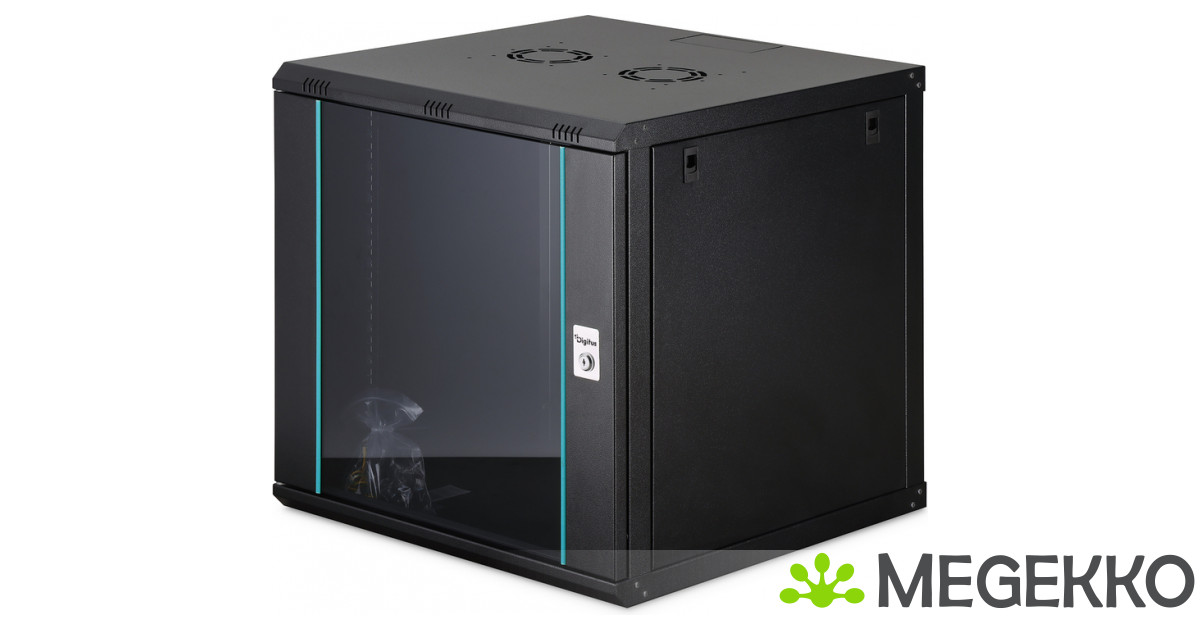 Digitus DN-37111 rack 12U Wandrek Zwart