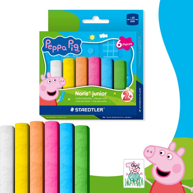 STAEDTLER Straßenmalkreide NJ Peppa 6ST Etui